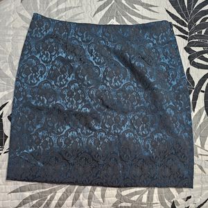 Forever 21 Small Teal and Black Mini skirt